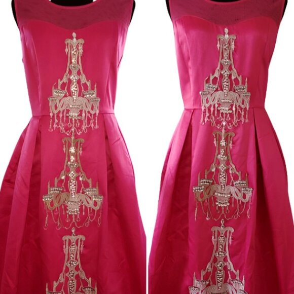 Luxury Designer Couture Evening Wedding Cocktail Runway Party Prom Gown Dress NW - Picture 7 of 12